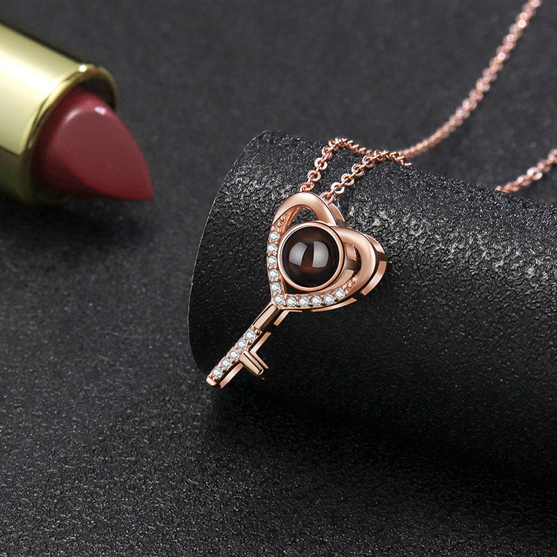 Infinite Heartkey Necklace