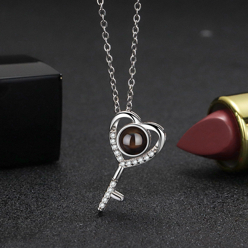 Infinite Heartkey Necklace