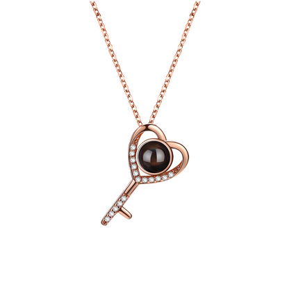Infinite Heartkey Necklace